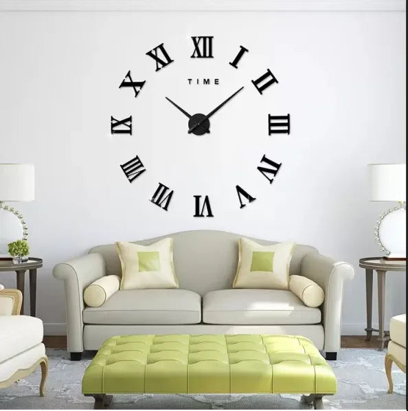 3d Diy Wall Clock (Roman)